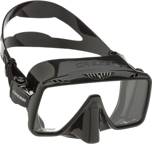 Cressi SF1 Dive Mask Black/Black Frame