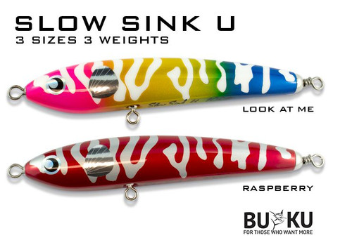 Buku Slow Sink U 170mm Stick Bait 