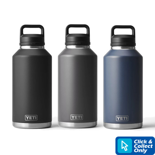 YETI 64 oz. Rambler Bottle with Chug Cap, Black