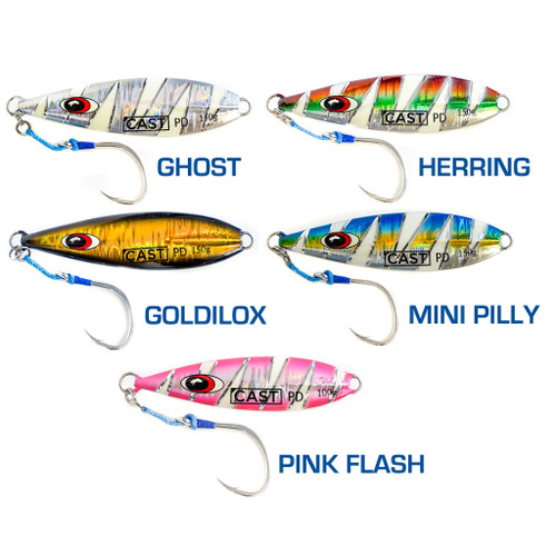 Cast OTD Slow Pitch Jigs Pre-Rigged 100g