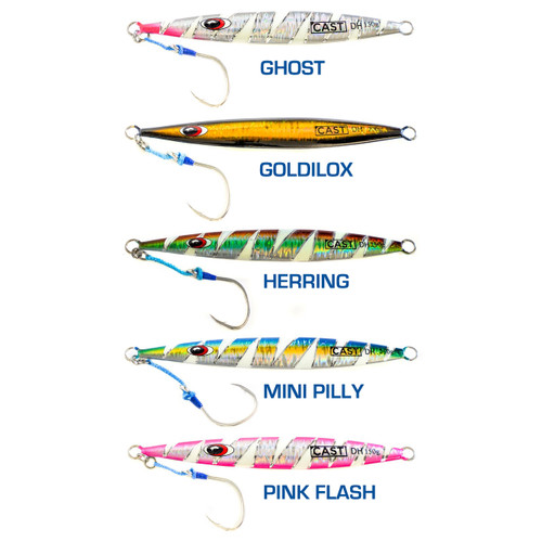 Cast Depth Hunter Vertical Jig Pre-Rigged 150g