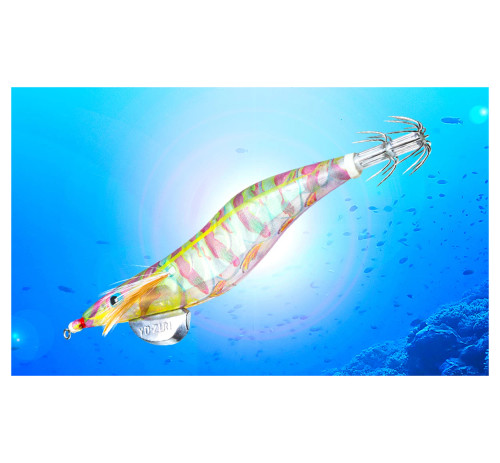 YO-ZURI Squid Fishing Clothed EGI Lure Aurie-Q SEARCH Double Glow