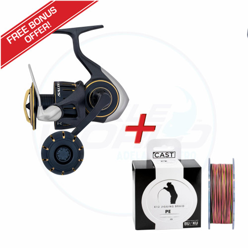 Daiwa 23 Saltiga 5000-XH Spinning Reel + Bonus