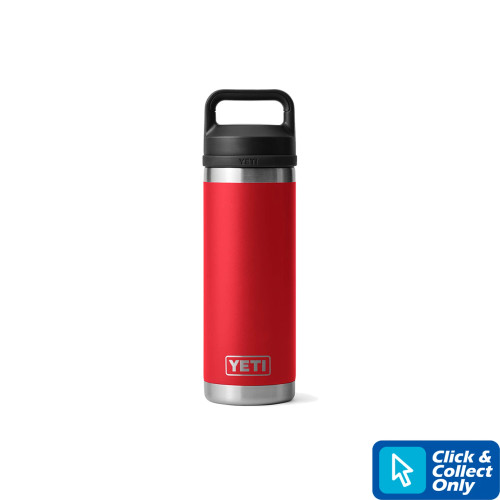 Yeti Rambler Bottle 26 oz With Chug Cap - Rescue Red - Tackle