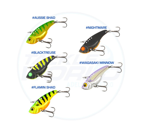TT Lures Switchblade Metal Vibe Colour Chart