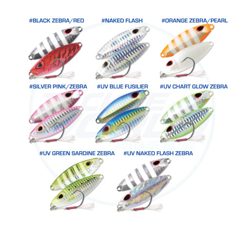 Storm Gomoku Slow Rocker Fishing Lure Colour Chart