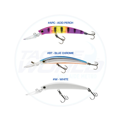 Yo-Zuri Crystal Minnow Deep Diver Colour Chart