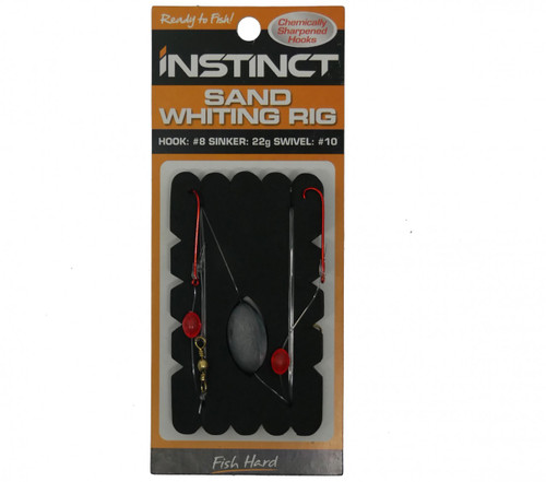 Instinct Whiting Rig - Size #4 Hook - 45g Sinker - Tackle World Adelaide  Metro