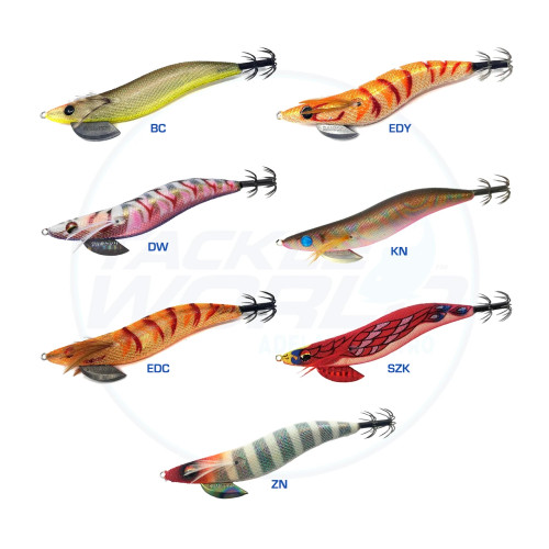 Colour ChartHarimitsu Sumizoku Squid Jig 3.0 