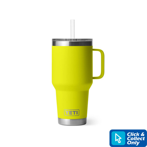 YETI Rambler 18 oz Straw Bottle - Camp Green/Firefly Yellow
