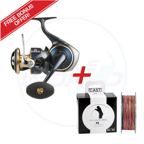 Daiwa 25 Saltiga 10000-H + FREE Bonus Offer