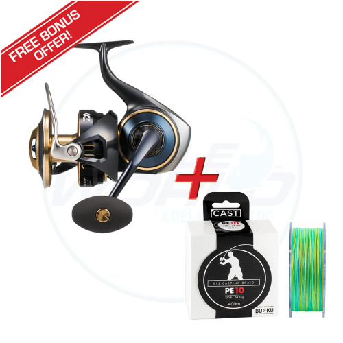 Daiwa 25 Saltiga 20000 + FREE Bonus Offer