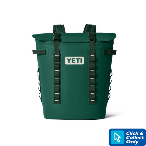 YETI Hopper M20 Backpack Soft Cooler Black Forest Green Tackle