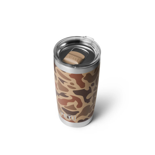 YETI Rambler 20 oz Tumbler 迷彩柄 YETI Rambler 20 oz Tumbler with Magslider Lid - Wetlands Camo
