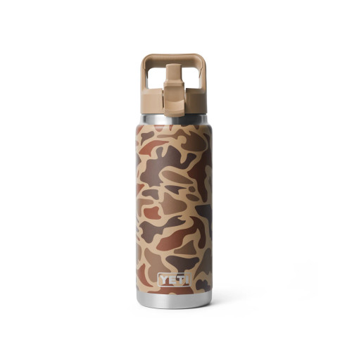YETI Rambler 26 oz Straw Bottle - Wetlands Camo - Tackle World