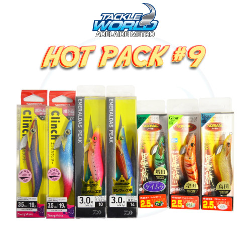 Hot Pack #9 - Assorted Squid Jig 7 Pack
