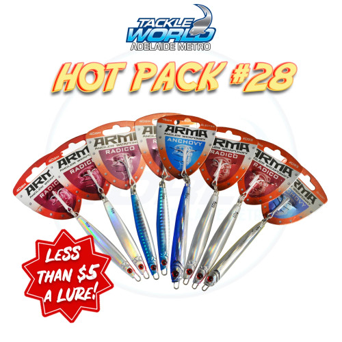 Hot Pack 28 Arma Metal Lure 8 Pack