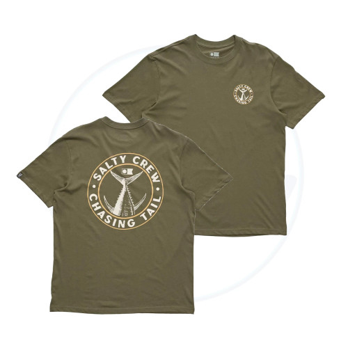 Salty Crew Tailgate Premium SS Tee Front Back