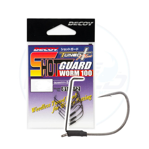 Decoy Shot Guard Worm 100 Hooks Packaging