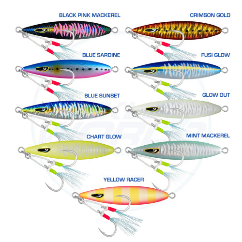 Nomad Gypsea Jig Colour Chart