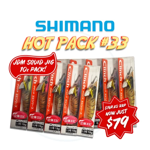 Shimano Sephia Clinch JDM Squid Jig Hot Pack