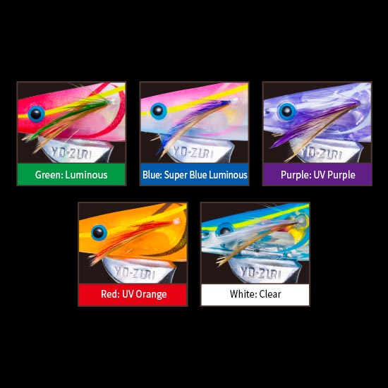 YO-ZURI Squid Fishing Clothed EGI Lure Aurie-Q SEARCH Double Glow