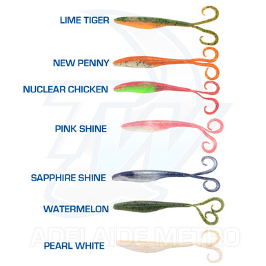 Gulp Jerk Shad Soft Bait: New Penny: 7IN