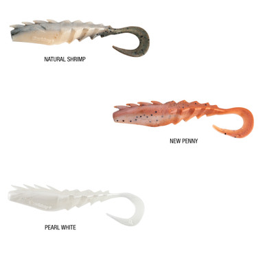 Berkley Gulp Alive Tub Nemesis Prawn Curl Tail 4 Inch