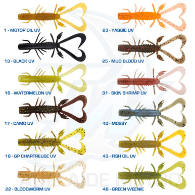 Daiwa Bait Junkie Risky Critter 3 Soft Plastics - Fergo's Tackle