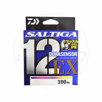 Daiwa Saltiga Durasensor 12 EX Si3+ Braid 300m - Multi Colour