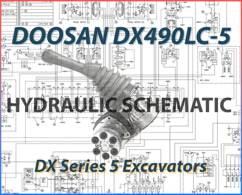 DOOSAN-DX490LC-5-HYDRAULIC-SCHEMATIC-DIAGRAM-INSTANT-DOWNLOAD