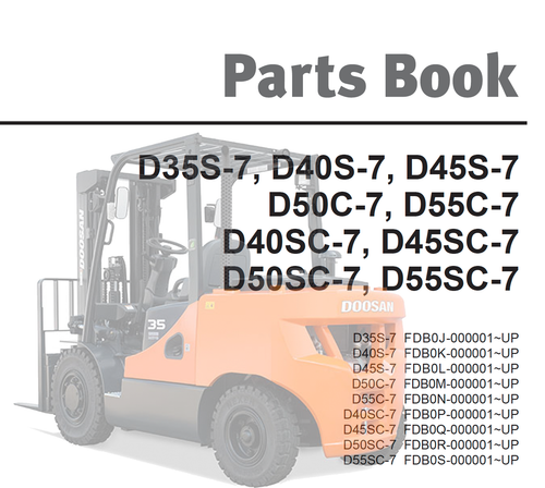 Doosan-D35S-7-Parts-Book-Instant-Download Doosan-D35S-7-Parts-Book-Instant-Download