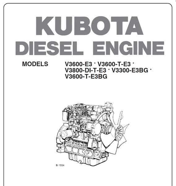 Kubota-V3300-V3600-V3800-Diesel-Engine-Service-Manual