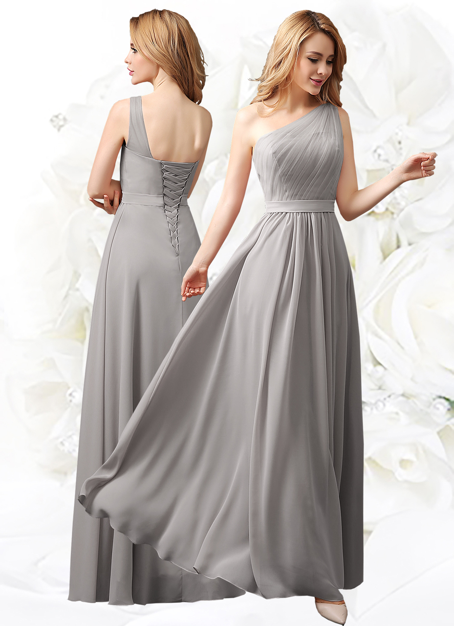 long chiffon gown