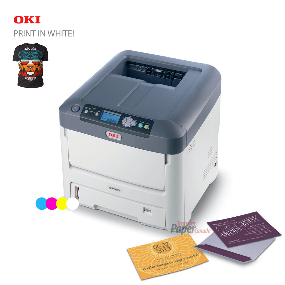 Oki Procolor C831ts Cmyk Led Laser Textile Transfer Printer