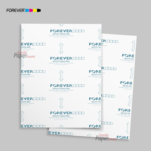 Forever Mutil-Trans A4 Laser Transfer Paper Hard Surface Transfer PAPER-8.5 x 11