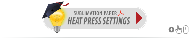 Dye Sublimation Paper Heat Press Settings