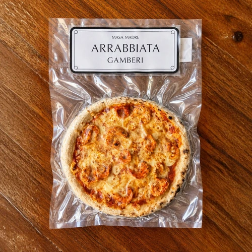 PIZZA ARRABBIATA GAMBERI- FROZEN