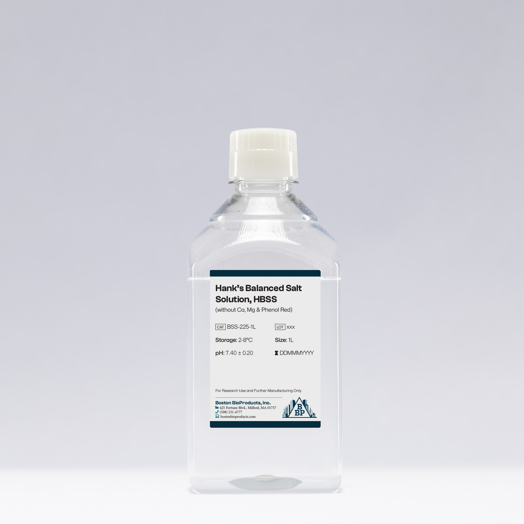 Hank's Balanced Salt Solution, HBSS (without Ca, Mg & Phenol Red)