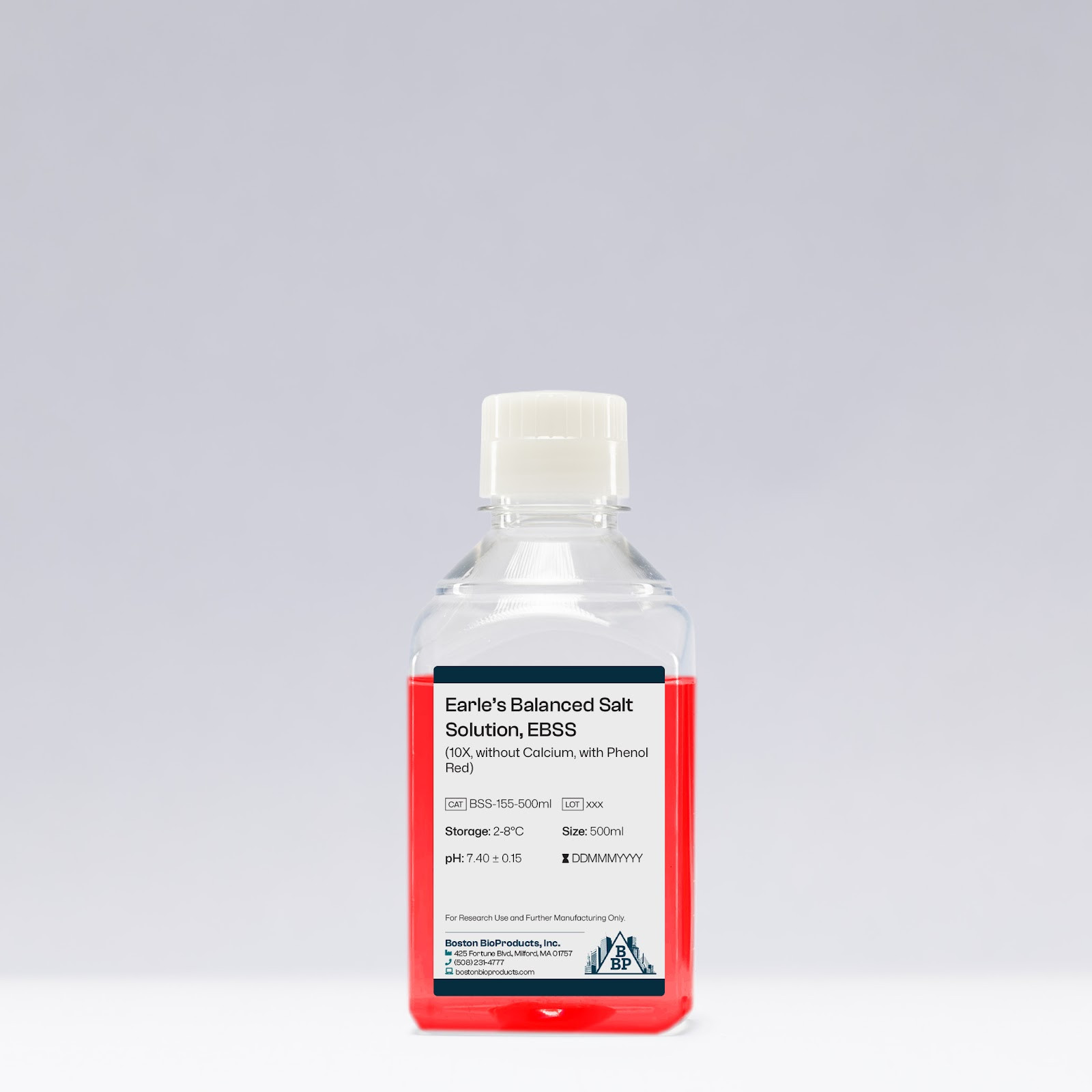 Earle's Balanced Salt Solution, EBSS (10X, without Calcium, with Phenol Red)
