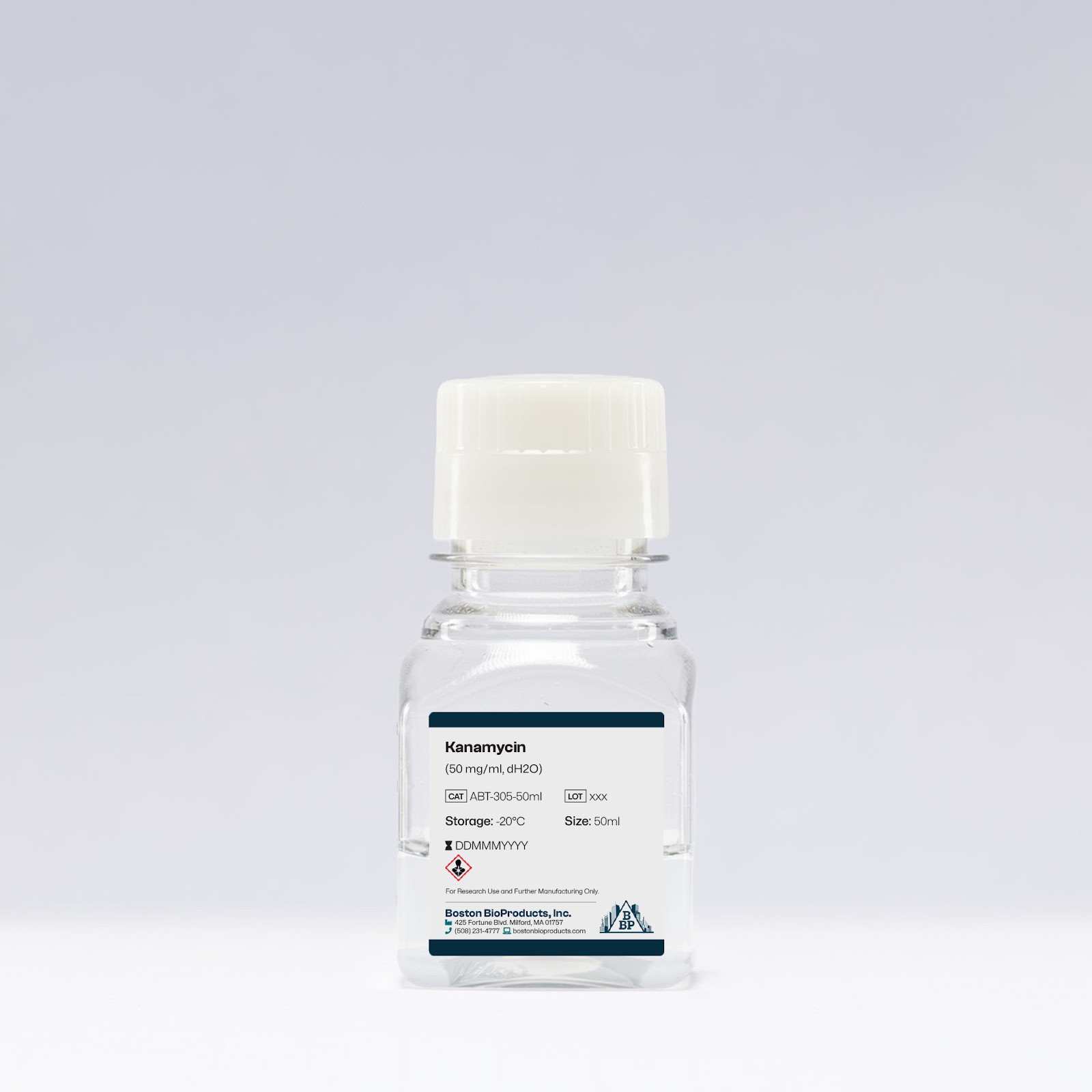 Kanamycin (50 mg/ml, dH2O)