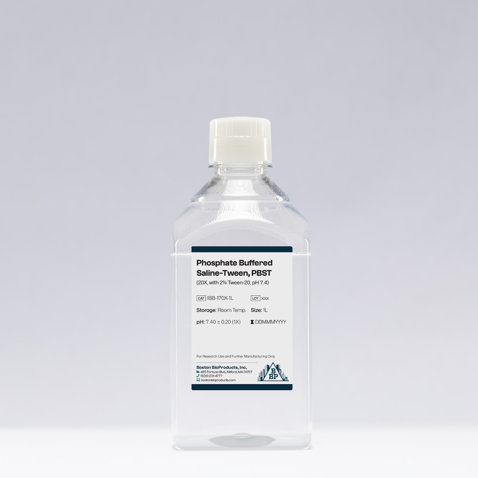 Phosphate Buffered Saline-Tween, PBST (20X, with 2% Tween-20, pH 7.4)