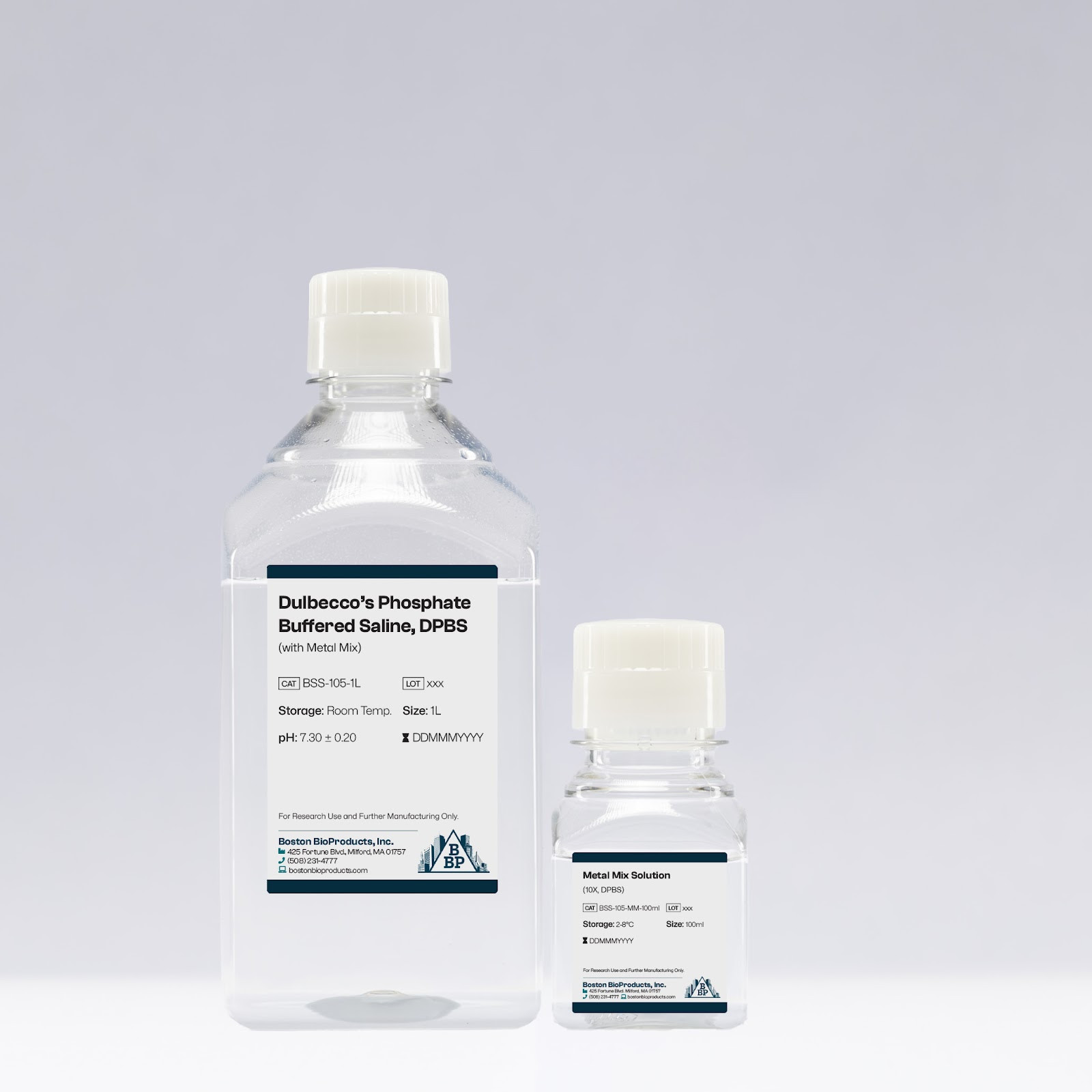 Dulbecco's Phosphate Buffered Saline, DPBS (with Metal Mix)