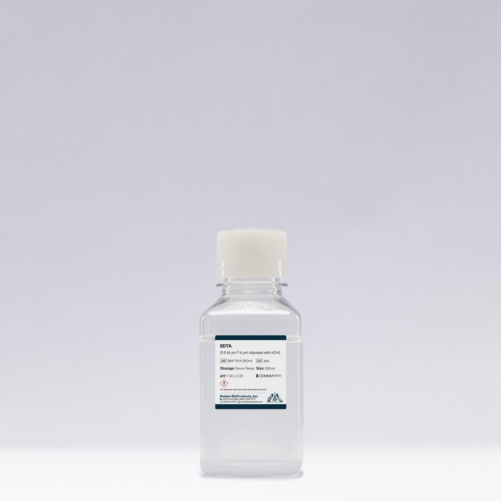 EDTA (0.5 M, pH 7.4, pH Adjusted with KOH)