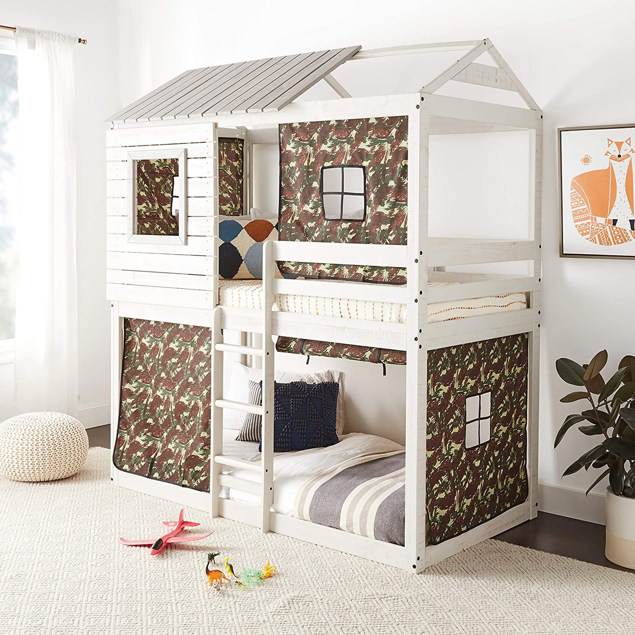 Donco kids deer deals blind bunk loft