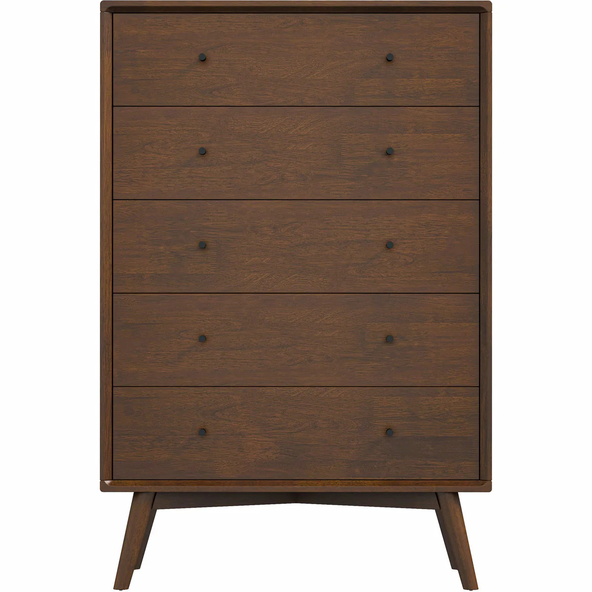 noak mid century modern dresser Noak Mid Century Modern Dresser 5 Drawers Walnut Kassa Mall