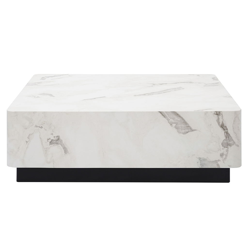 Fritzy Coffee Table Engineered Stone Finish Kassa Mall Home