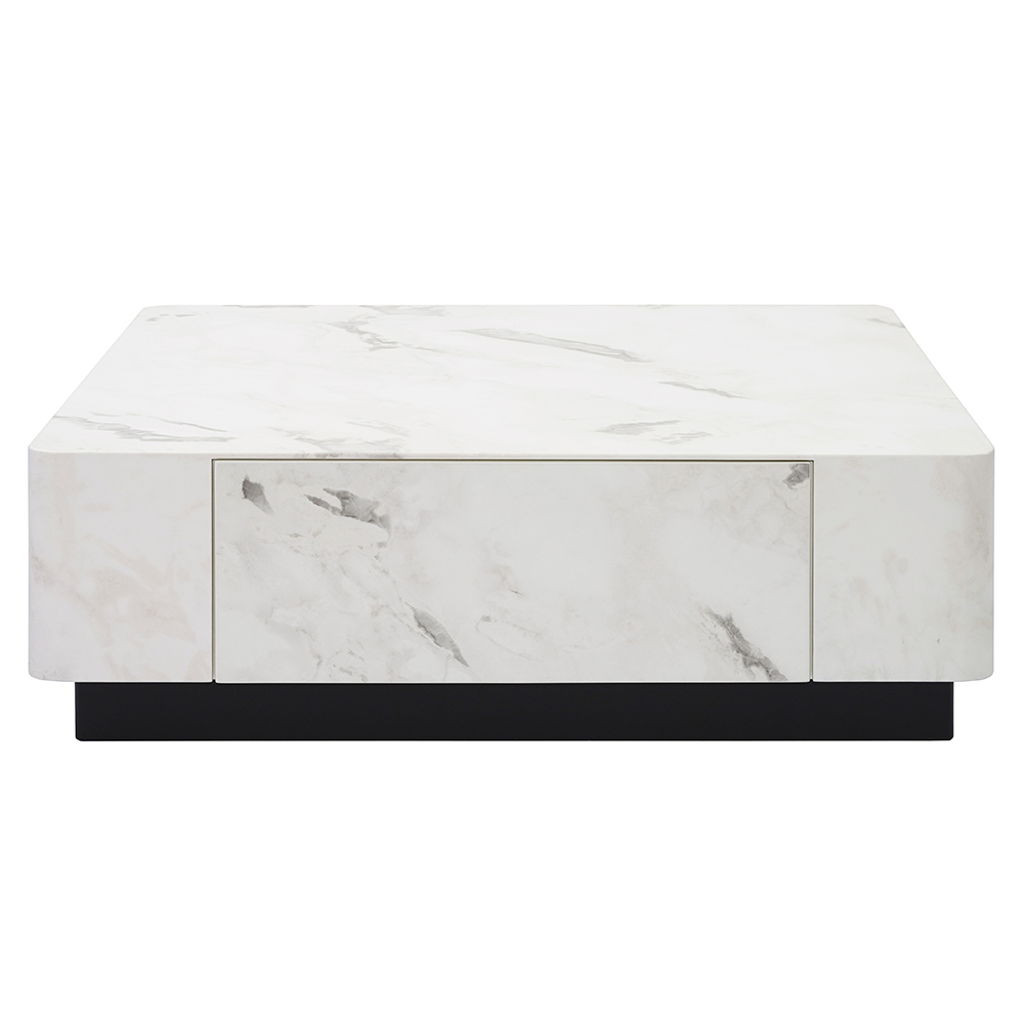 Fritzy Coffee Table Engineered Stone Finish Kassa Mall Home