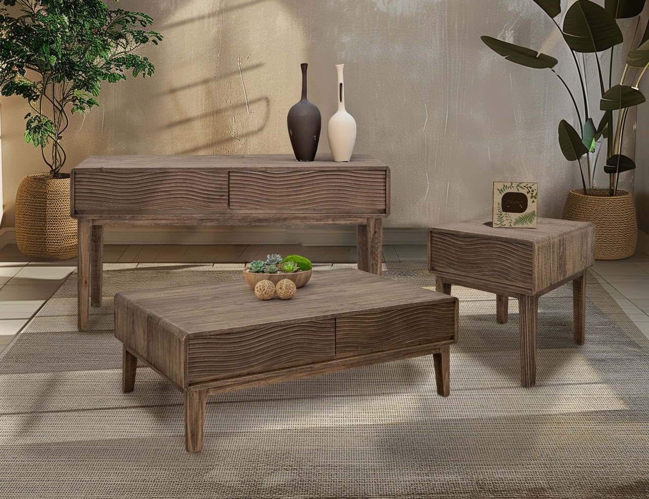 Olivia Cocktail Table Brown Kassa Mall Home Furniture & Mattress