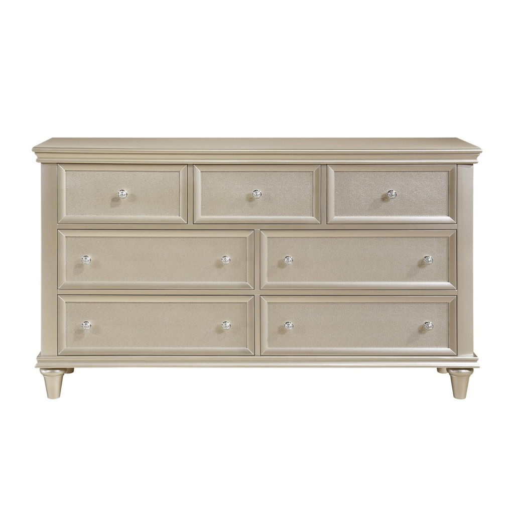 green emerald velvet dress 63" Contemporary 9-Drawer Champagne Bedroom Dresser for Storage in Gold-Wehomz   WEHOMZ